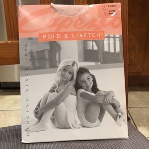 Capezio footed semi-opaque tights